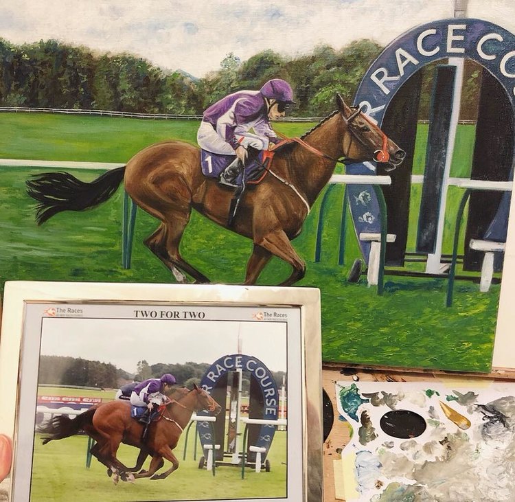 Horse Racing Art | Art Commissions | Equine Art | Equestrian Art