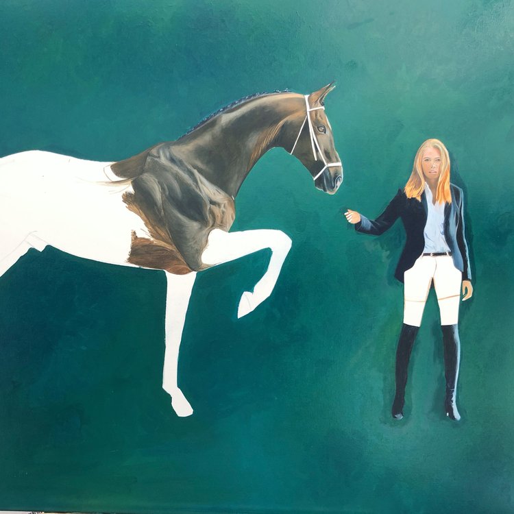 Mollie Summerland | Horse & Rider Painting