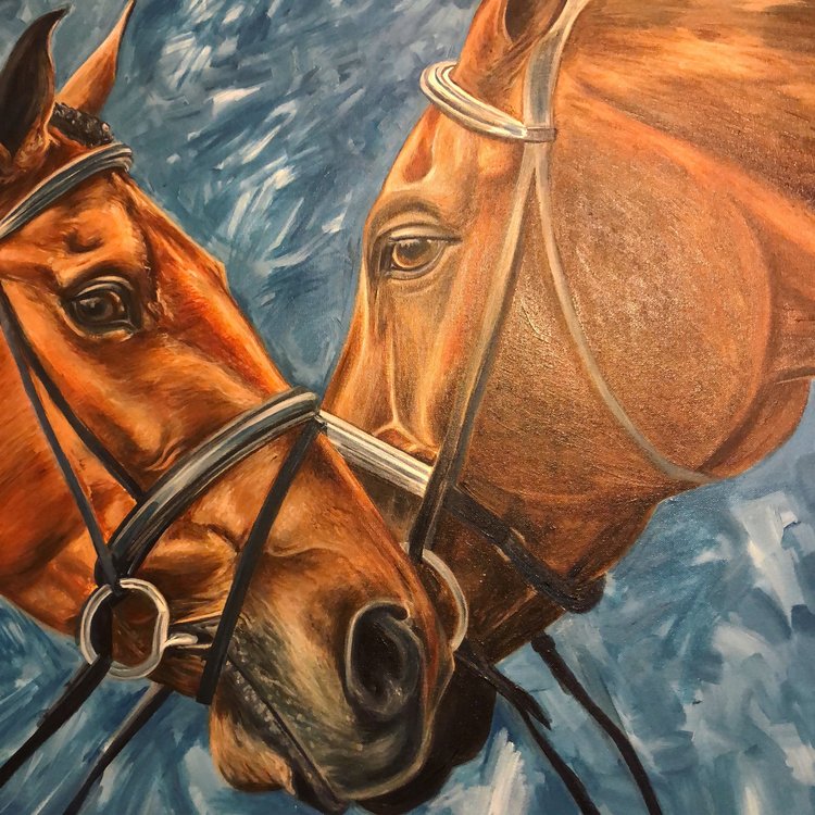 Thoroughbreds | Horse Racing Art | Horse Painting Artists