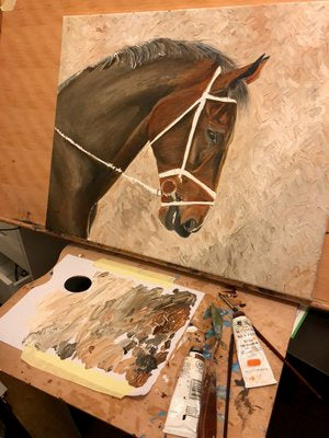 Paint Horse | Horse Oil Painting | Art Commissions