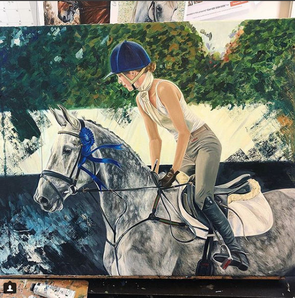 Edie Campbell | Horse Wall Art | Horse Art